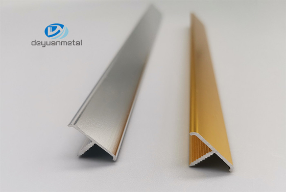 Профиль формы 6063 алюминиевый t, отделка перехода толщины штранг-прессования 0.8-1.2mm следа t алюминиевая