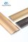 Алюминиевая кафельная прокладка порога отделки 6063 переводит отделку слоистый ковер кроет цвет черепицей золота
